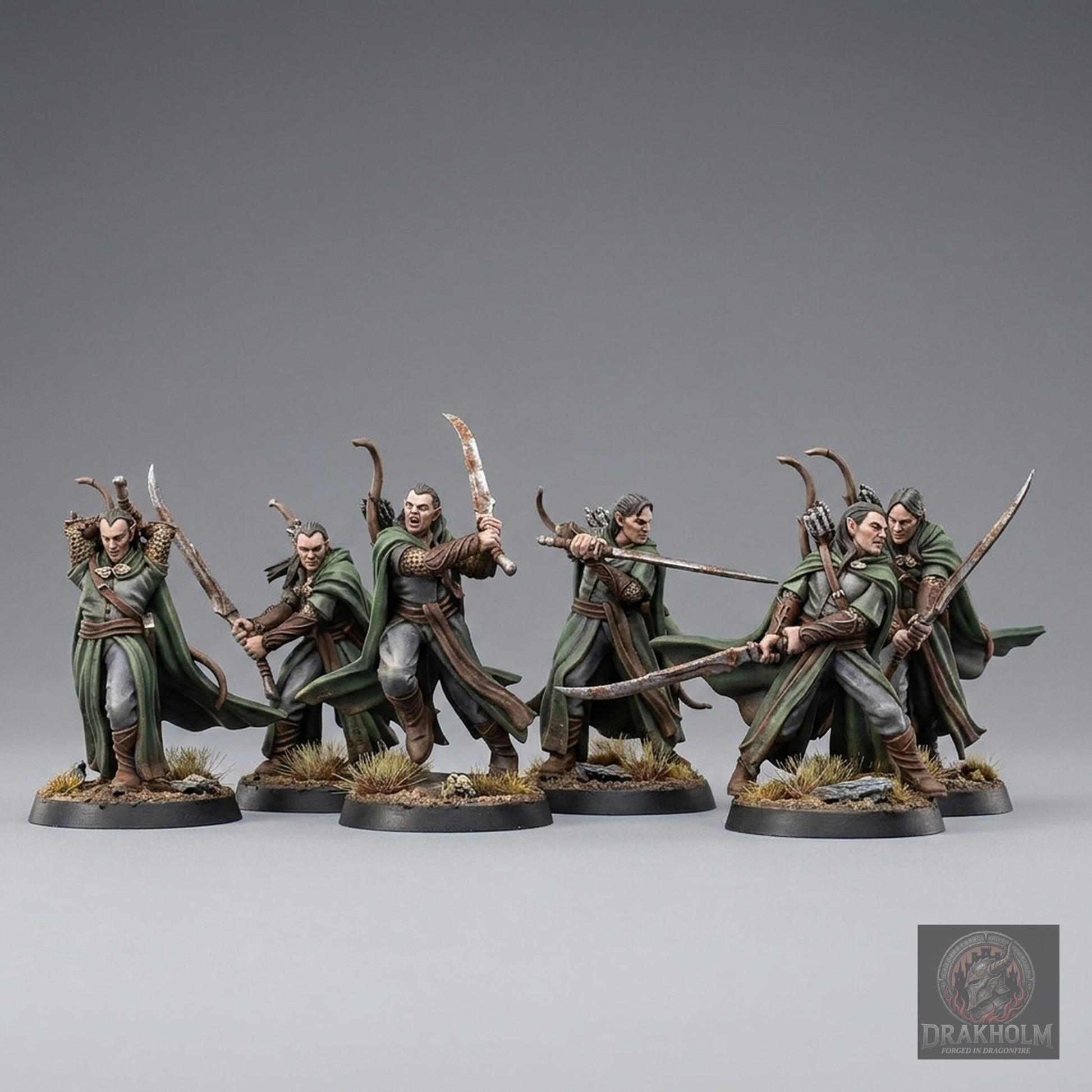 Rivendell Elf Swordsman | High Elves | 28mm Resin Miniature | LOTR Middle-earth | Tabletop Wargaming