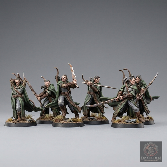 Rivendell Elf Swordsman | High Elves | 28mm Resin Miniature | LOTR Middle-earth | Tabletop Wargaming