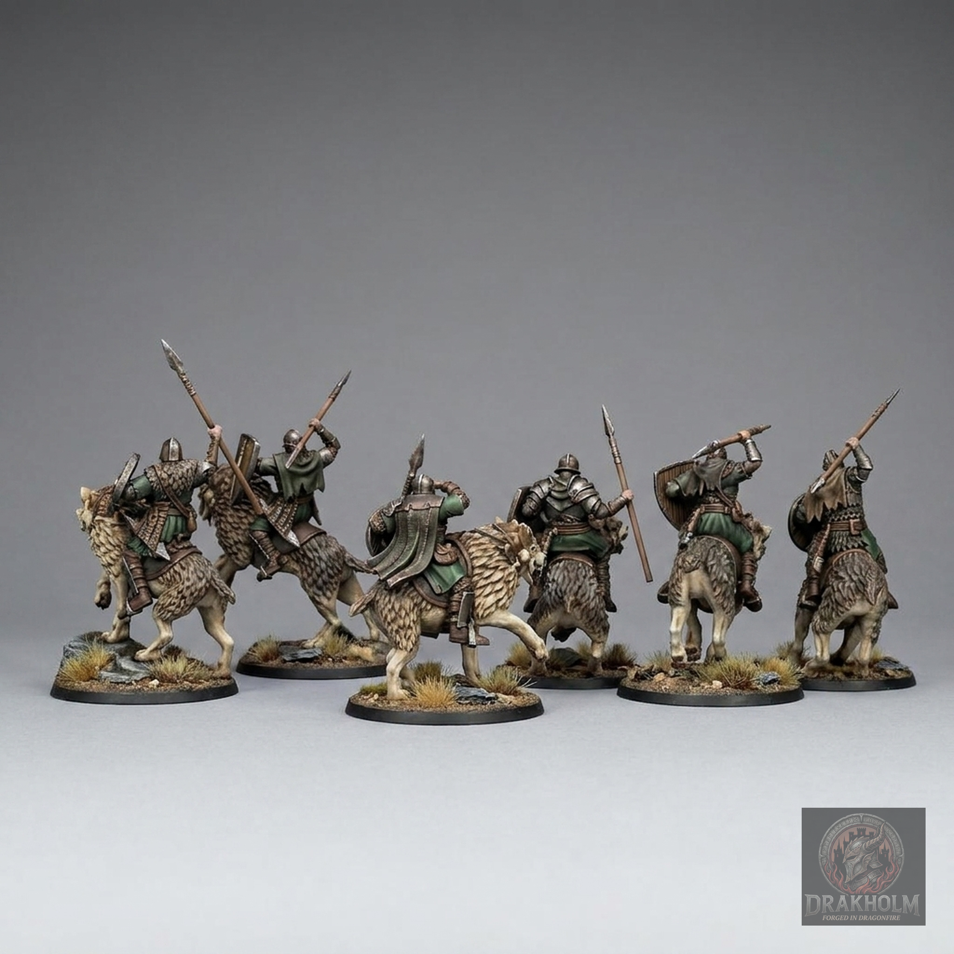 Mordor Orc Spearman | Mordor Orcs | 28mm Resin Miniature | LOTR Middle-earth | Tabletop Wargaming