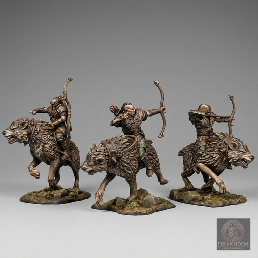 Mordor Orc Warg | Mordor Orcs | 28mm Resin Miniature | LOTR Middle-earth | Tabletop Wargaming