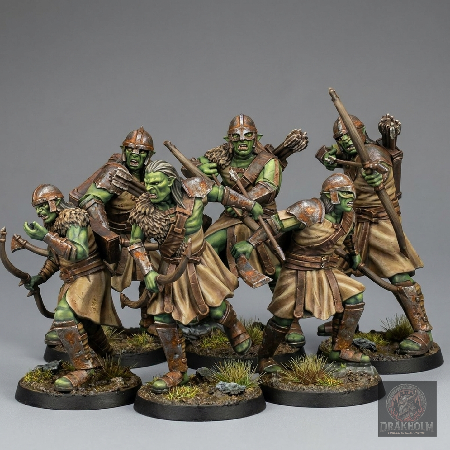 Mordor Orc Archer | Mordor Orcs | 28mm Resin Miniature | LOTR Middle-earth | Tabletop Wargaming