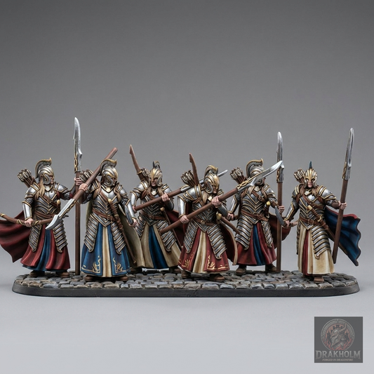 Dark Elf Archer | Dark Elves | 28mm Resin Miniature | LOTR Middle-earth | Tabletop Wargaming
