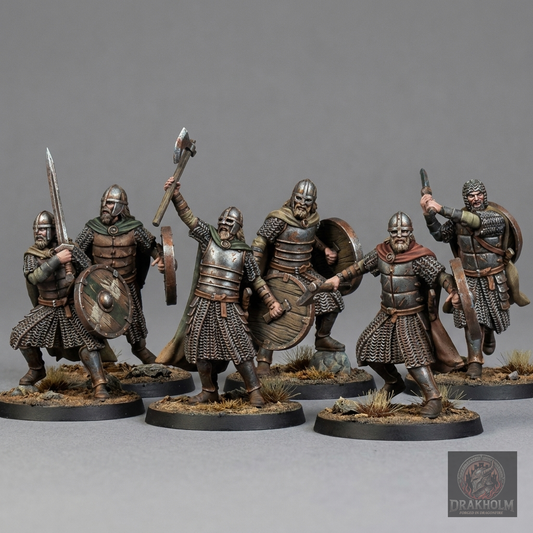 Men of the West Warrior | 28mm Resin Miniature | LOTR Middle-earth | Tabletop Wargaming