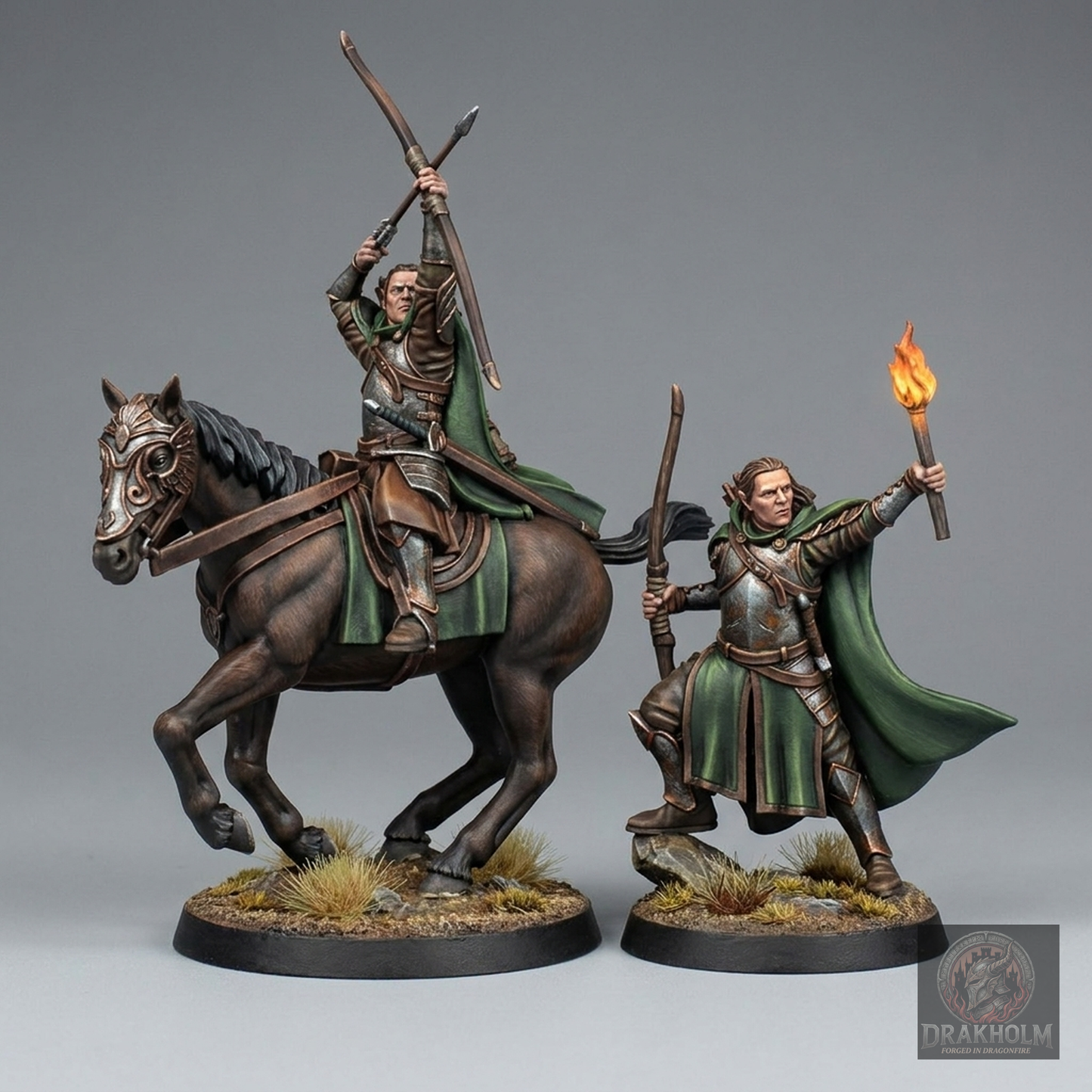 Gondor Captain | 28mm Resin Miniature | LOTR Middle-earth | Tabletop Wargaming