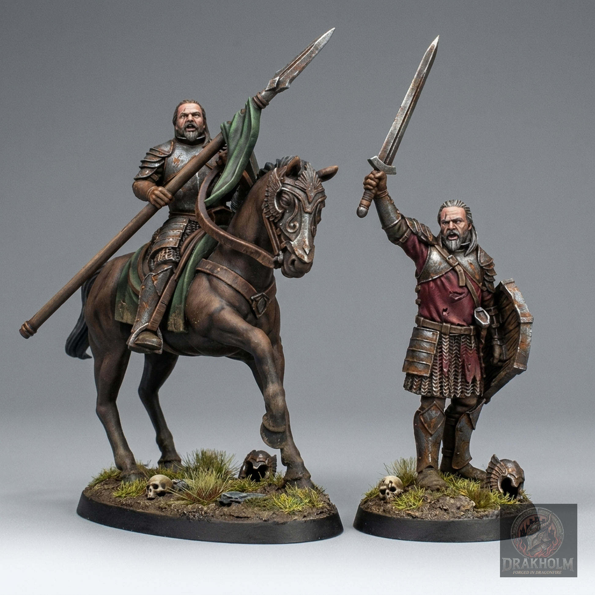 Gondor Captain | 28mm Resin Miniature | LOTR Middle-earth | Tabletop Wargaming
