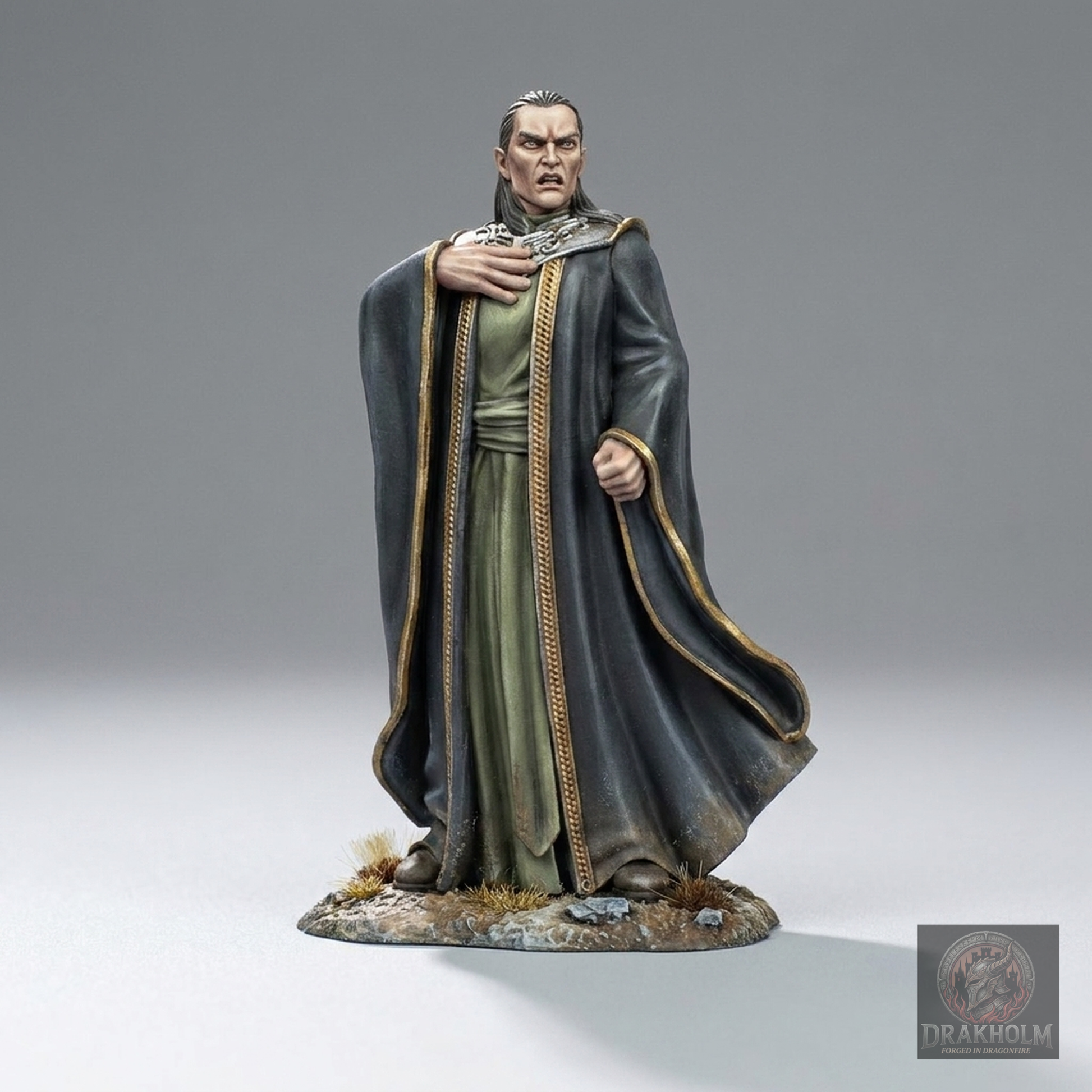 Rivendell Elf Lord | High Elves | 28mm Resin Miniature | LOTR Middle-earth | Tabletop Wargaming