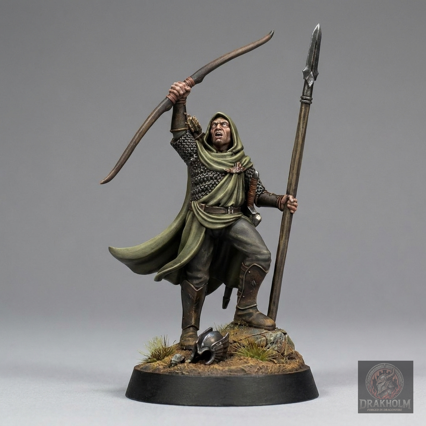 Dol Amroth Knight Warrior | 28mm Resin Miniature | LOTR Middle-earth | Tabletop Wargaming