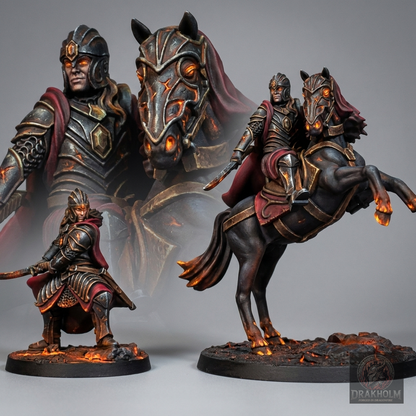 Dark Elf Rider | Dark Elves | 28mm Resin Miniature | LOTR Middle-earth | Tabletop Wargaming
