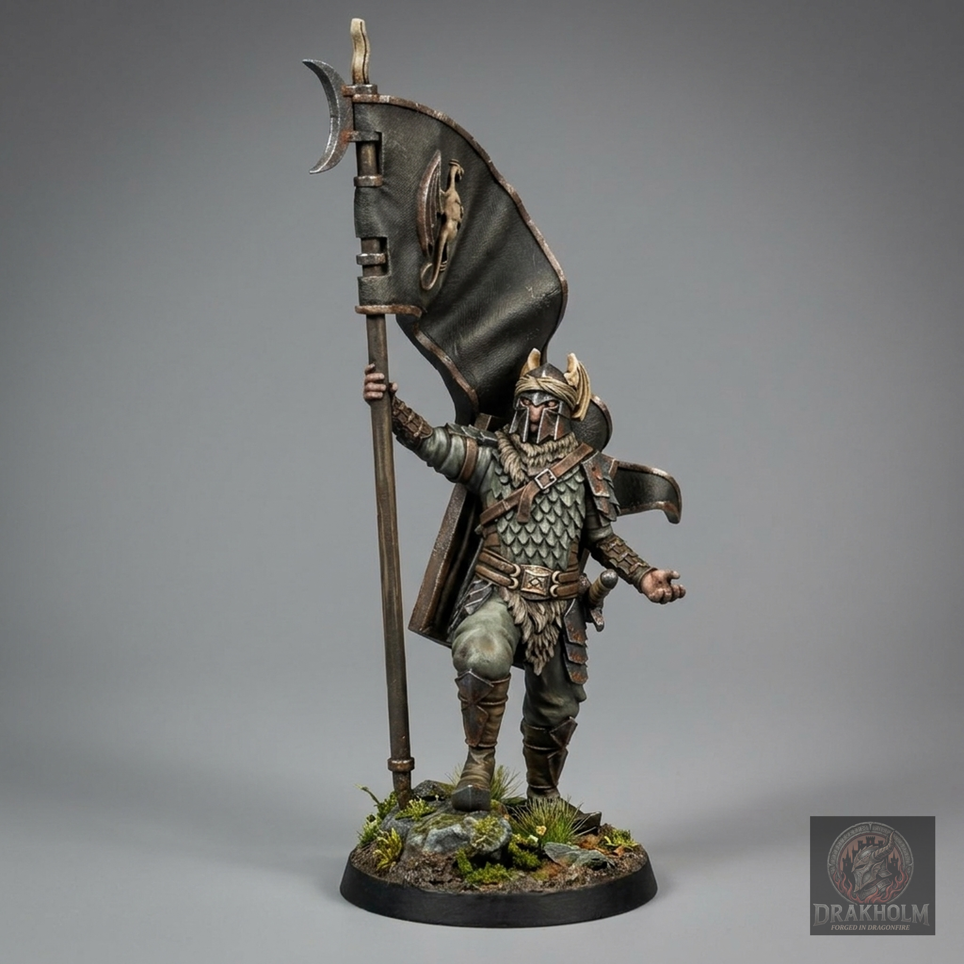 Easterling Banner Bearer | Easterlings | 28mm Resin Miniature | LOTR Middle-earth | Tabletop Wargaming