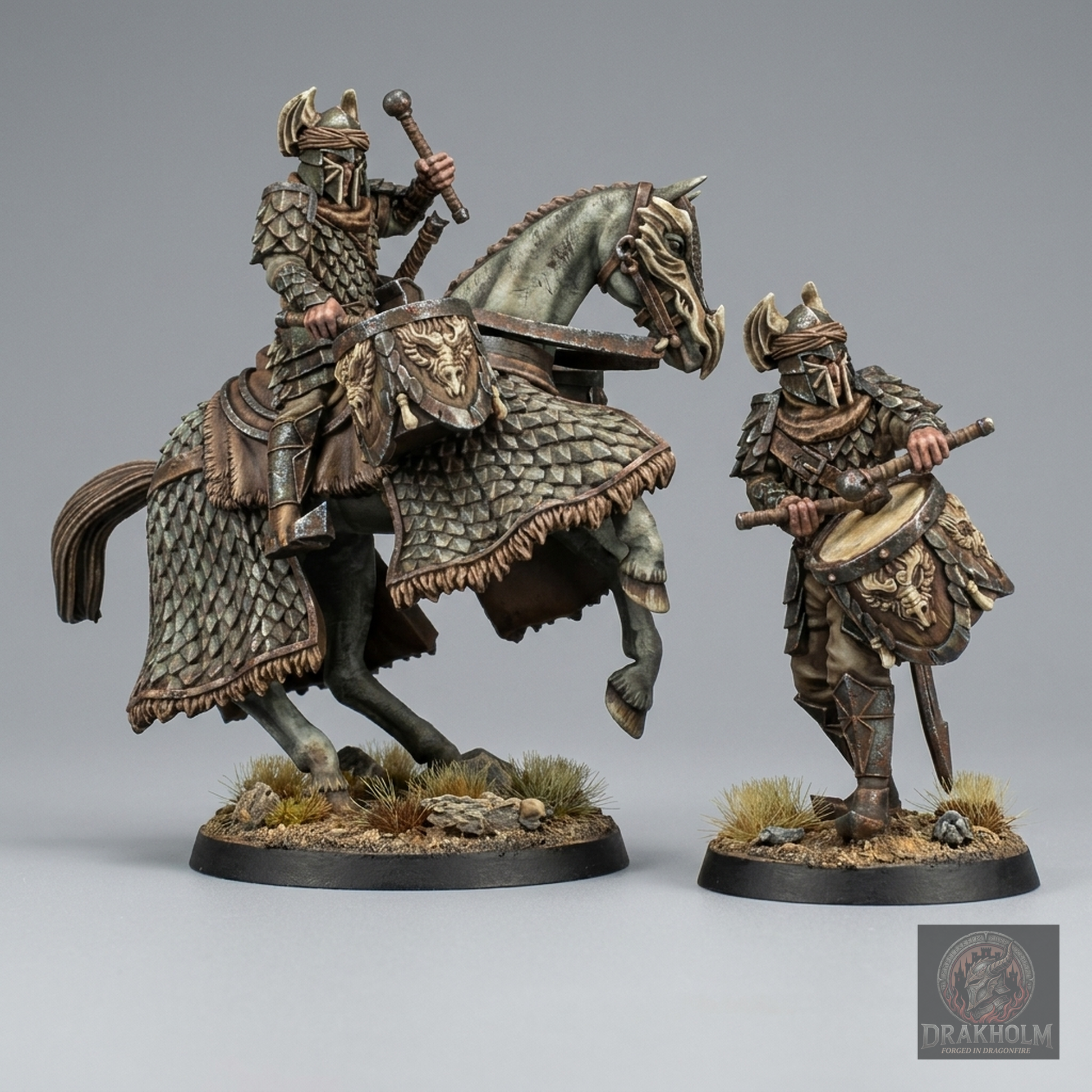 Easterling Musician | Easterlings | 28mm Resin Miniature | LOTR Middle-earth | Tabletop Wargaming