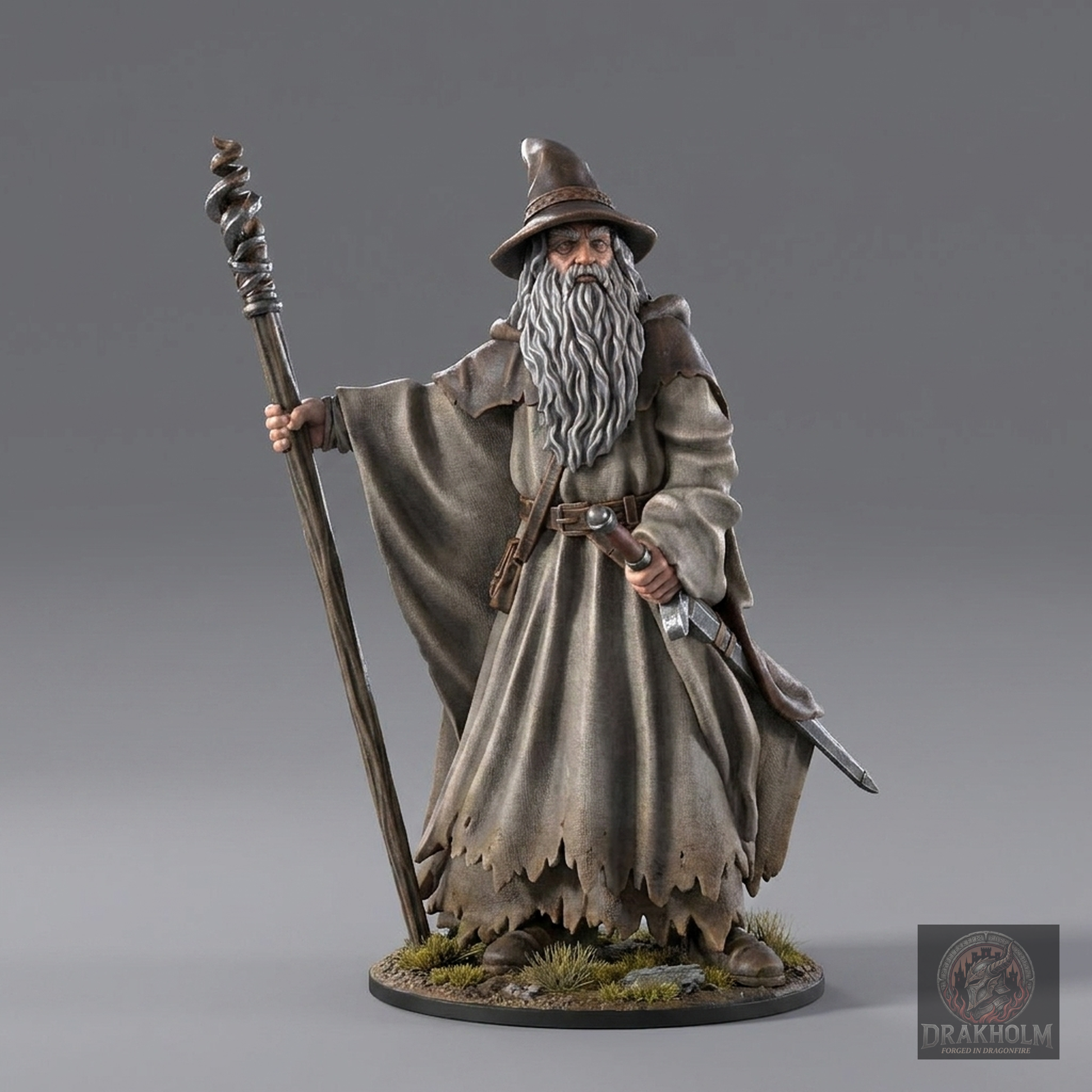 Fellowship Hero Warrior | 28mm Resin Miniature | LOTR Middle-earth | Tabletop Wargaming