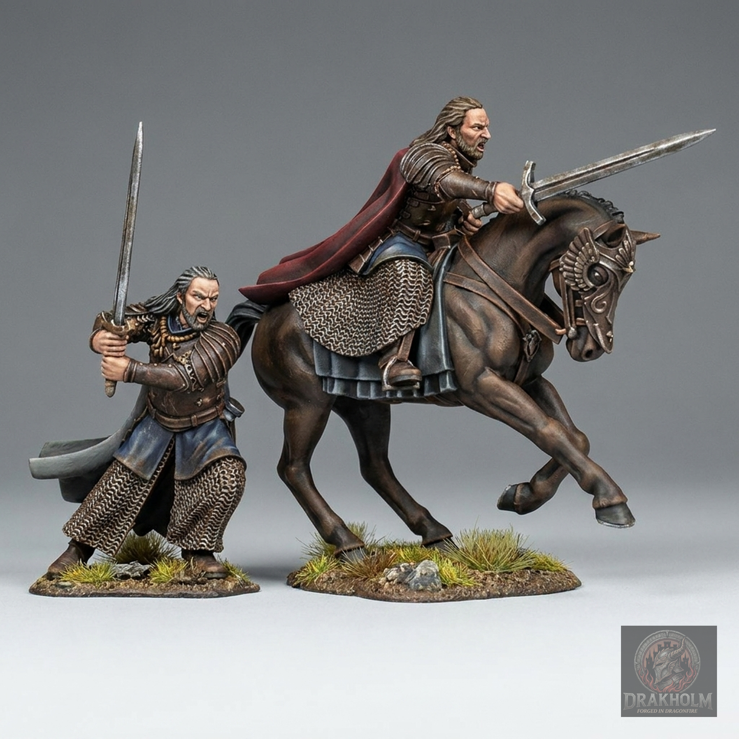 Gondor Warrior | 28mm Resin Miniature | LOTR Middle-earth | Tabletop Wargaming