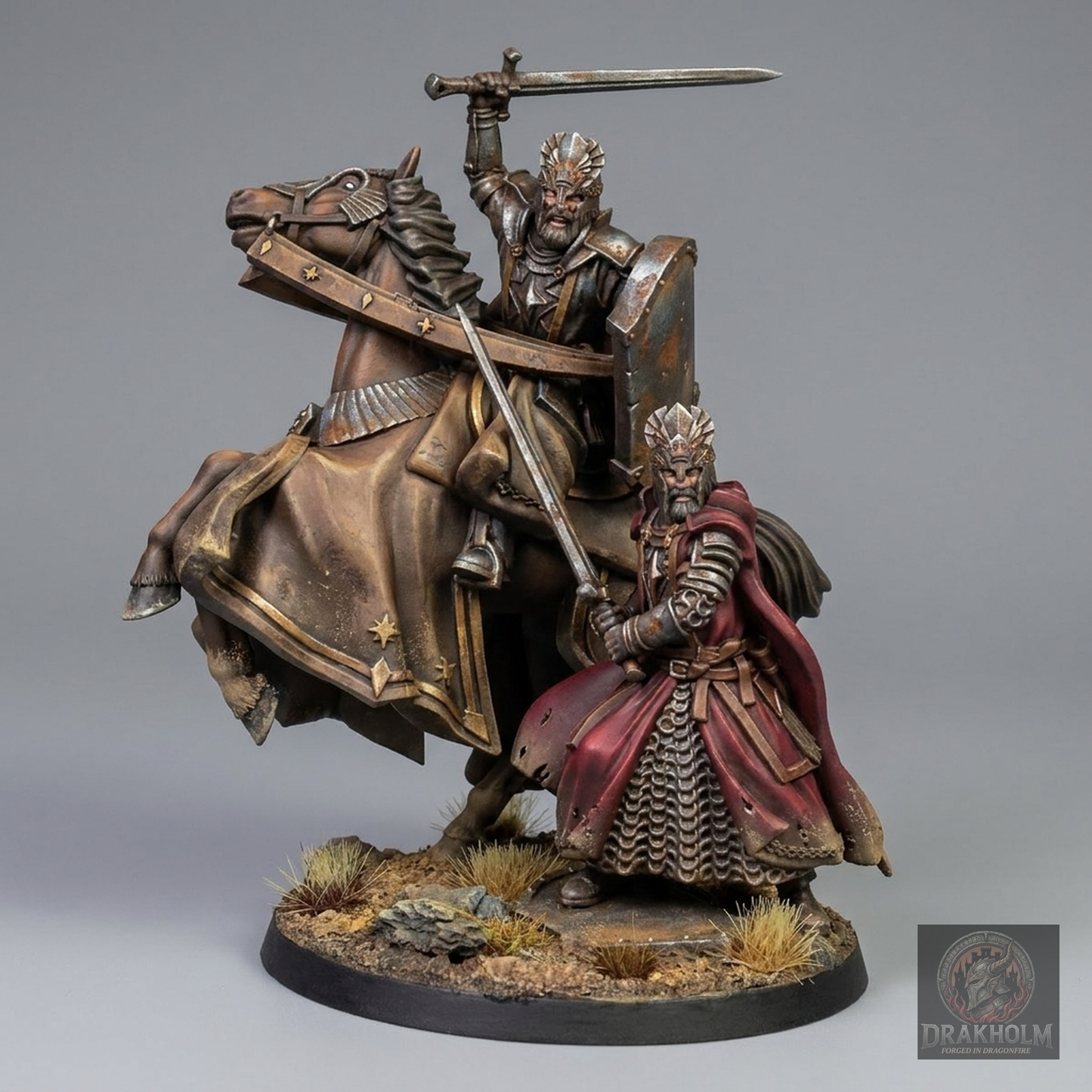 Numenor King | 28mm Resin Miniature | LOTR Middle-earth | Tabletop Wargaming