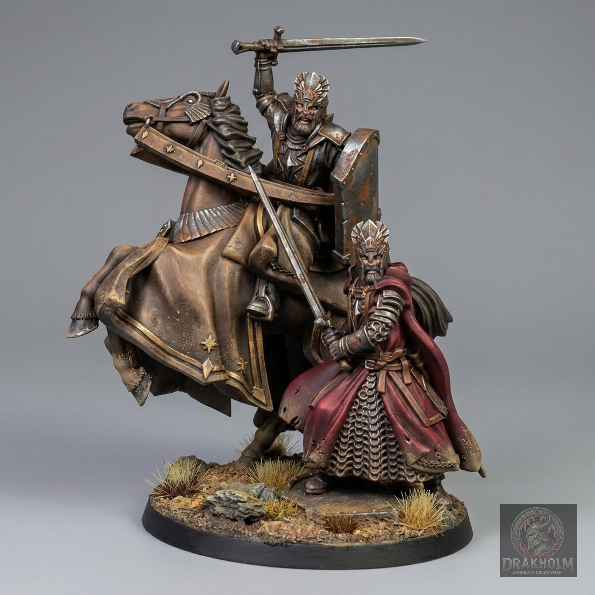 Numenor King | 28mm Resin Miniature | LOTR Middle-earth | Tabletop Wargaming