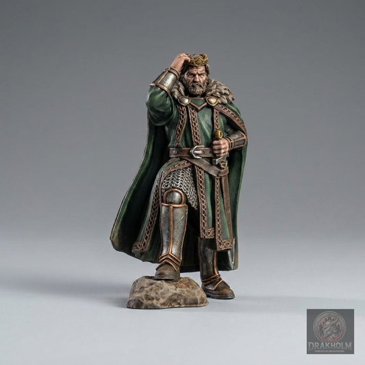 Rohan King | 28mm Resin Miniature | LOTR Middle-earth | Tabletop Wargaming