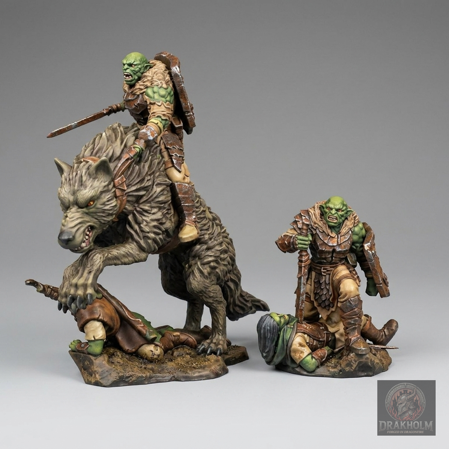 Mordor Orc Lord | Mordor Orcs | 28mm Resin Miniature | LOTR Middle-earth | Tabletop Wargaming