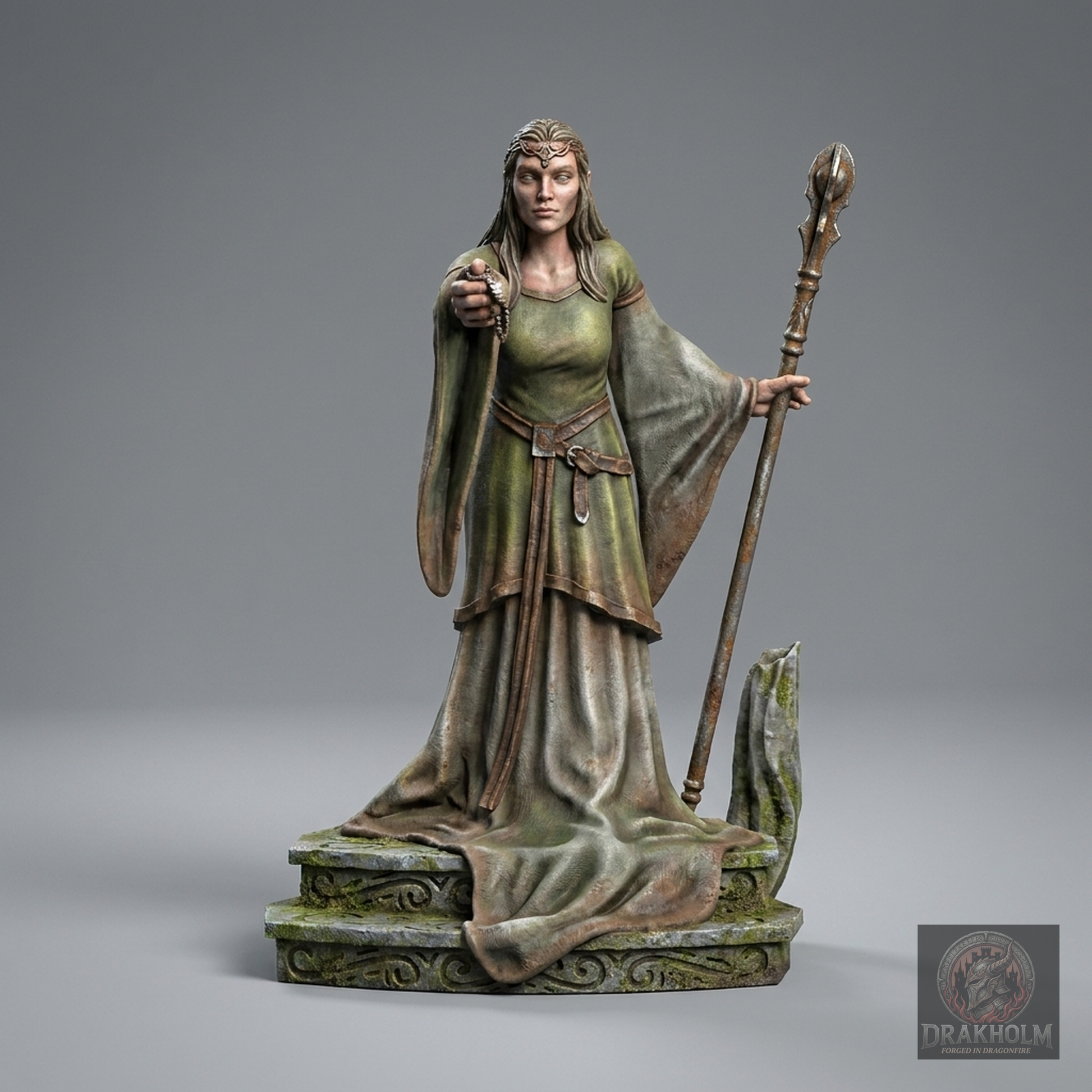 Rivendell Elf Warrior | High Elves | 28mm Resin Miniature | LOTR Middle-earth | Tabletop Wargaming