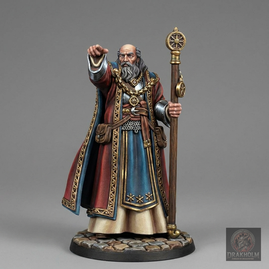Rohan Mage | 28mm Resin Miniature | LOTR Middle-earth | Tabletop Wargaming