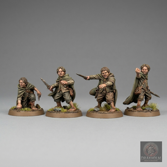 Fellowship Hero Warrior | 28mm Resin Miniature | LOTR Middle-earth | Tabletop Wargaming