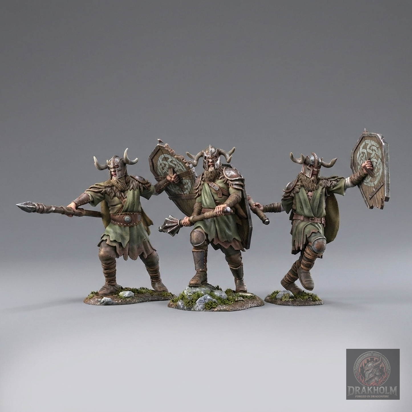 Undead Army Spearman | Army of the Dead | 28mm Resin Miniature | LOTR Middle-earth | Tabletop Wargaming
