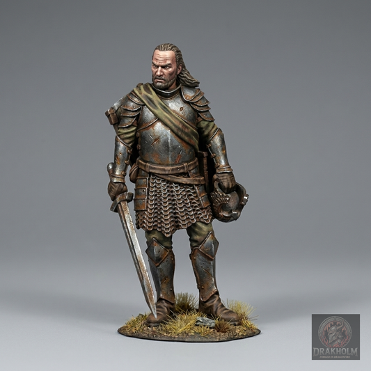 Gondor Captain | 28mm Resin Miniature | LOTR Middle-earth | Tabletop Wargaming