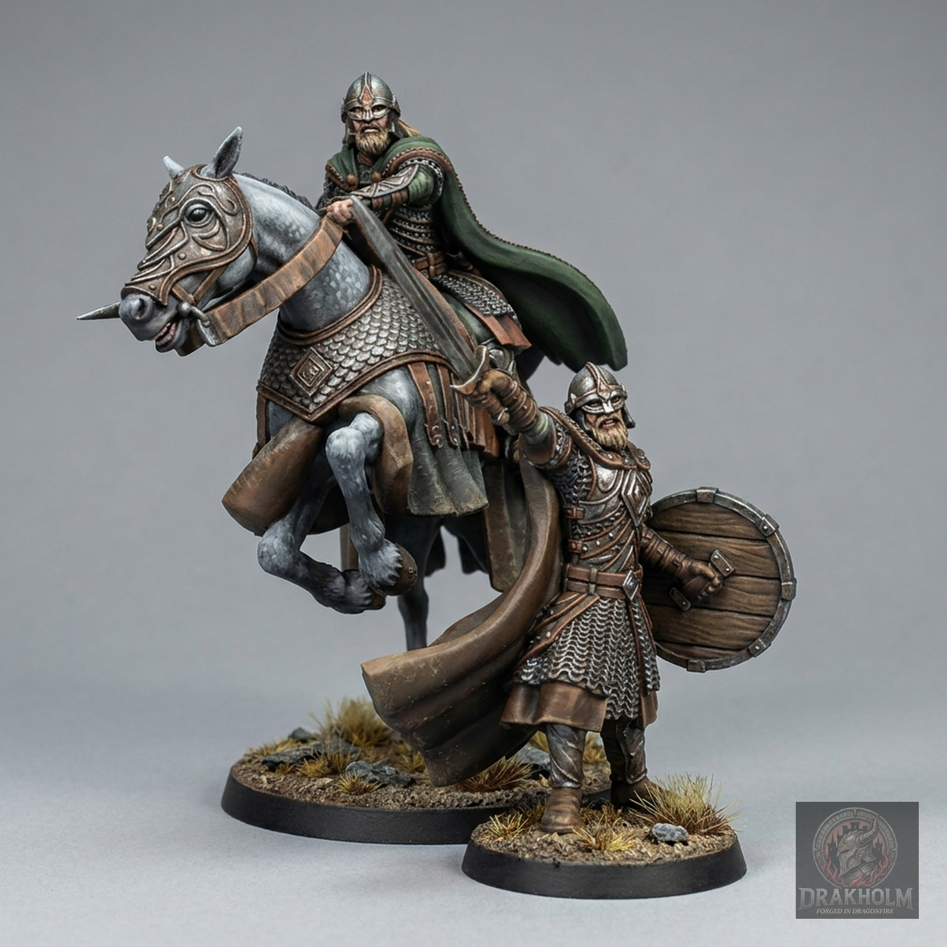Men of the West Warrior | 28mm Resin Miniature | LOTR Middle-earth | Tabletop Wargaming