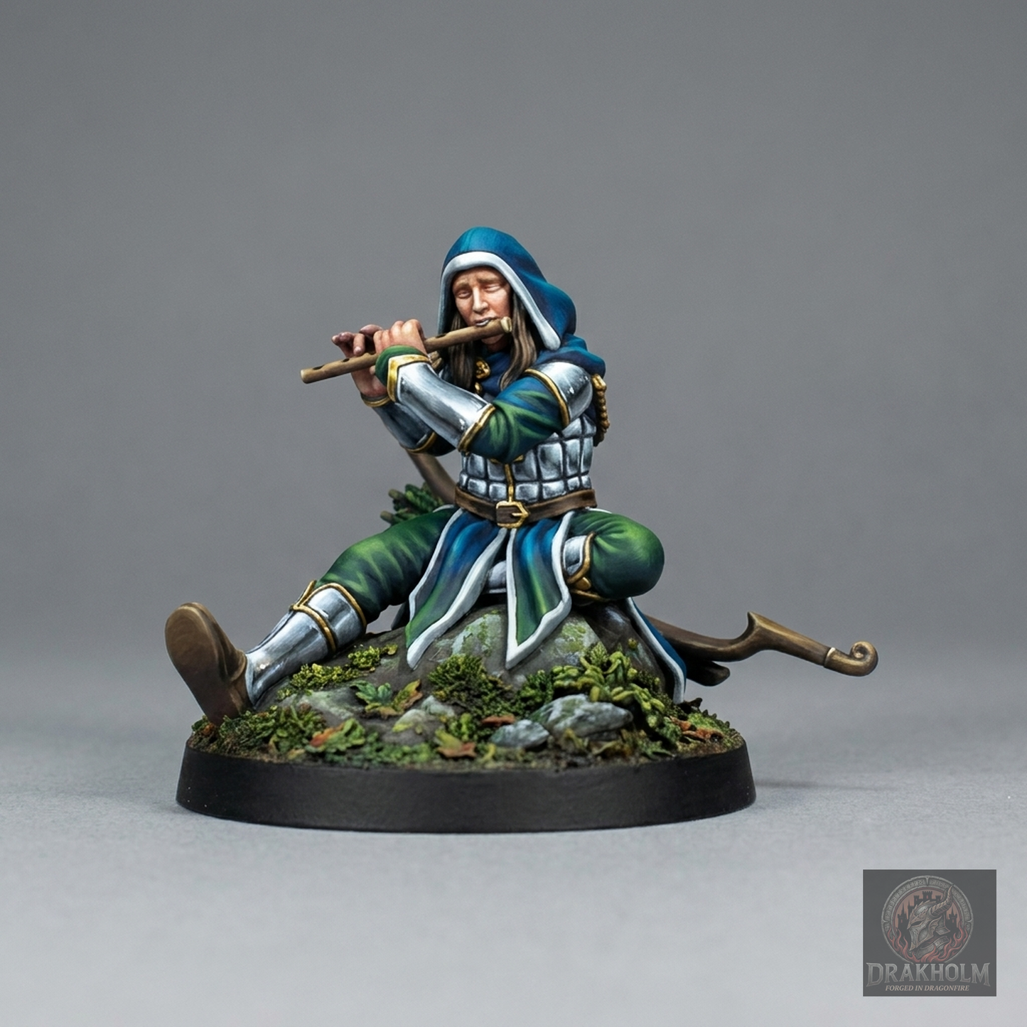 Mirkwood Elf Musician | Silvan Elves | 28mm Resin Miniature | LOTR Middle-earth | Tabletop Wargaming