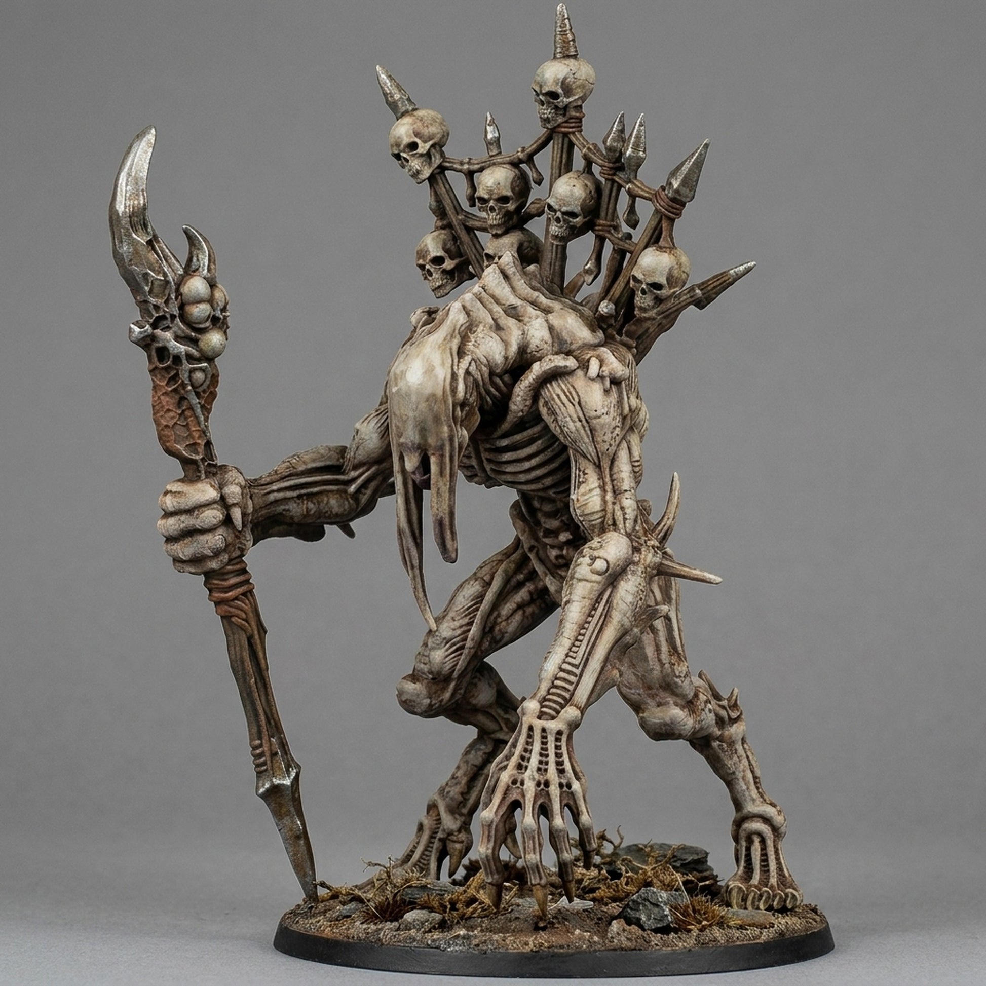 Miniatura Príncipes Demoníacos del Cambio con Trofeos Reinos del Caos resina 32mm sin pintar - Drakholm