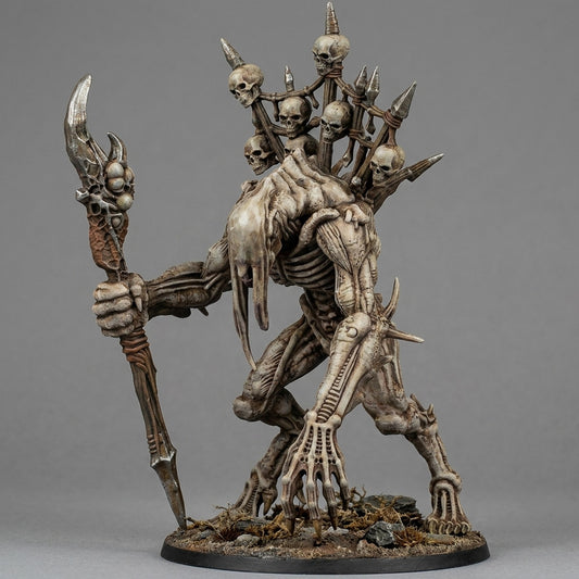Miniatura Príncipes Demoníacos del Cambio con Trofeos Reinos del Caos resina 32mm sin pintar - Drakholm