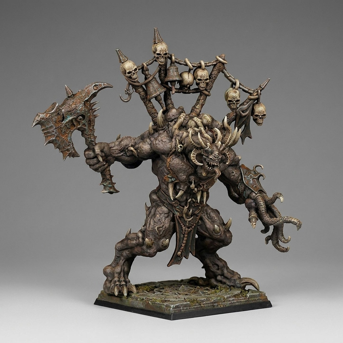 Miniatura Príncipes Demoníacos del Cambio con Trofeos Reinos del Caos resina 32mm sin pintar - Drakholm