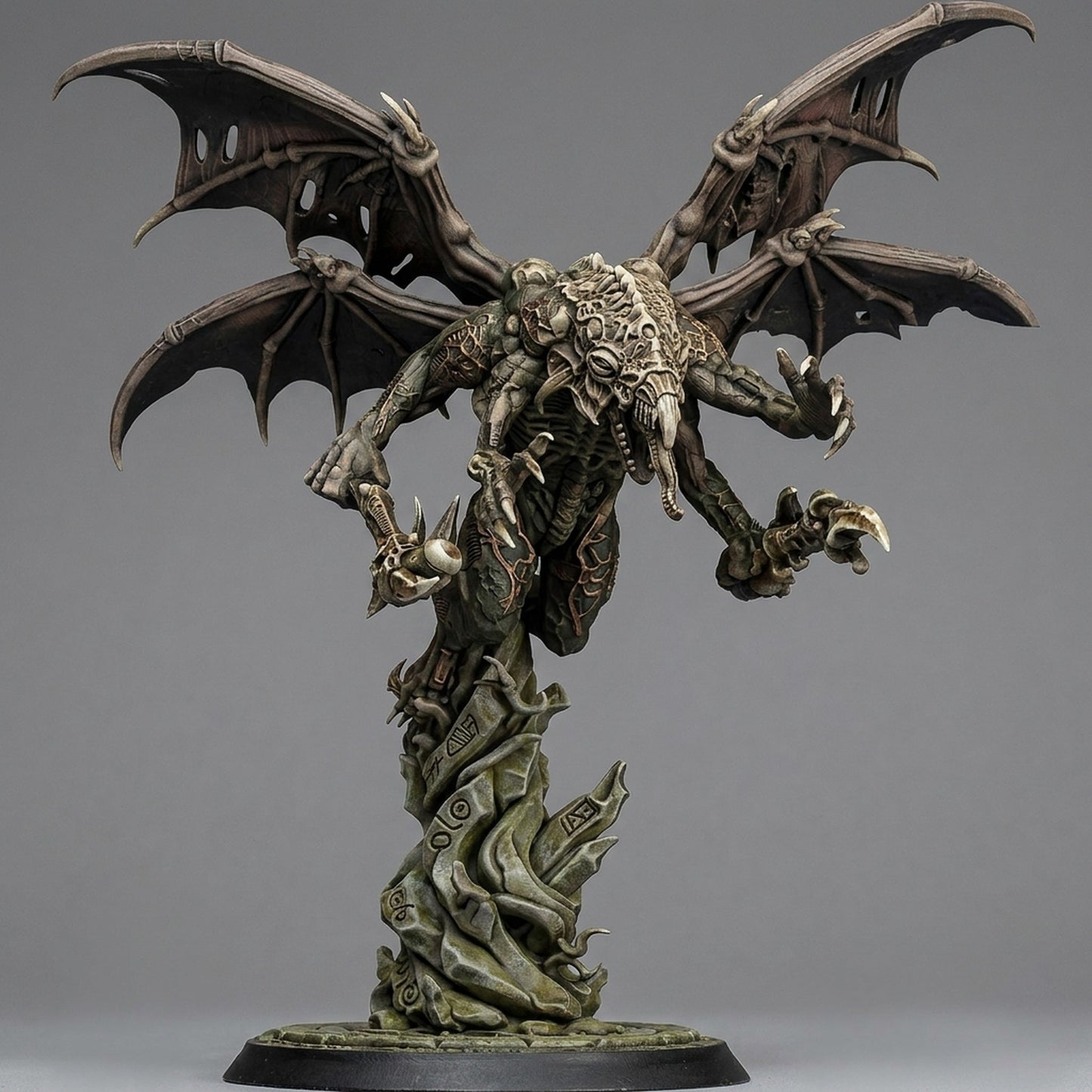 Miniatura Príncipes Demoníacos del Cambio con Alas Reinos del Caos resina 32mm sin pintar - Drakholm