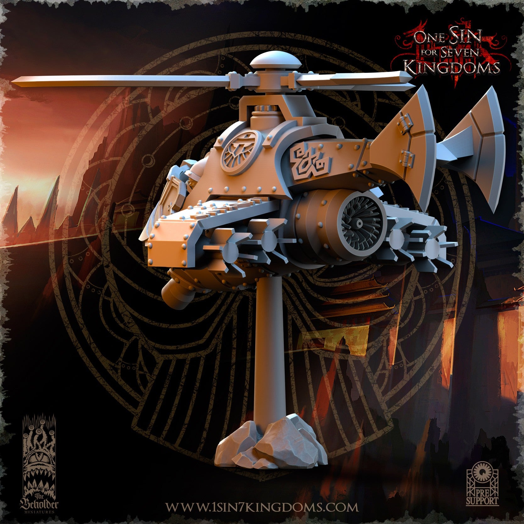 Miniatura Reparador de Agravios Enanos resina 32mm sin pintar - Drakholm