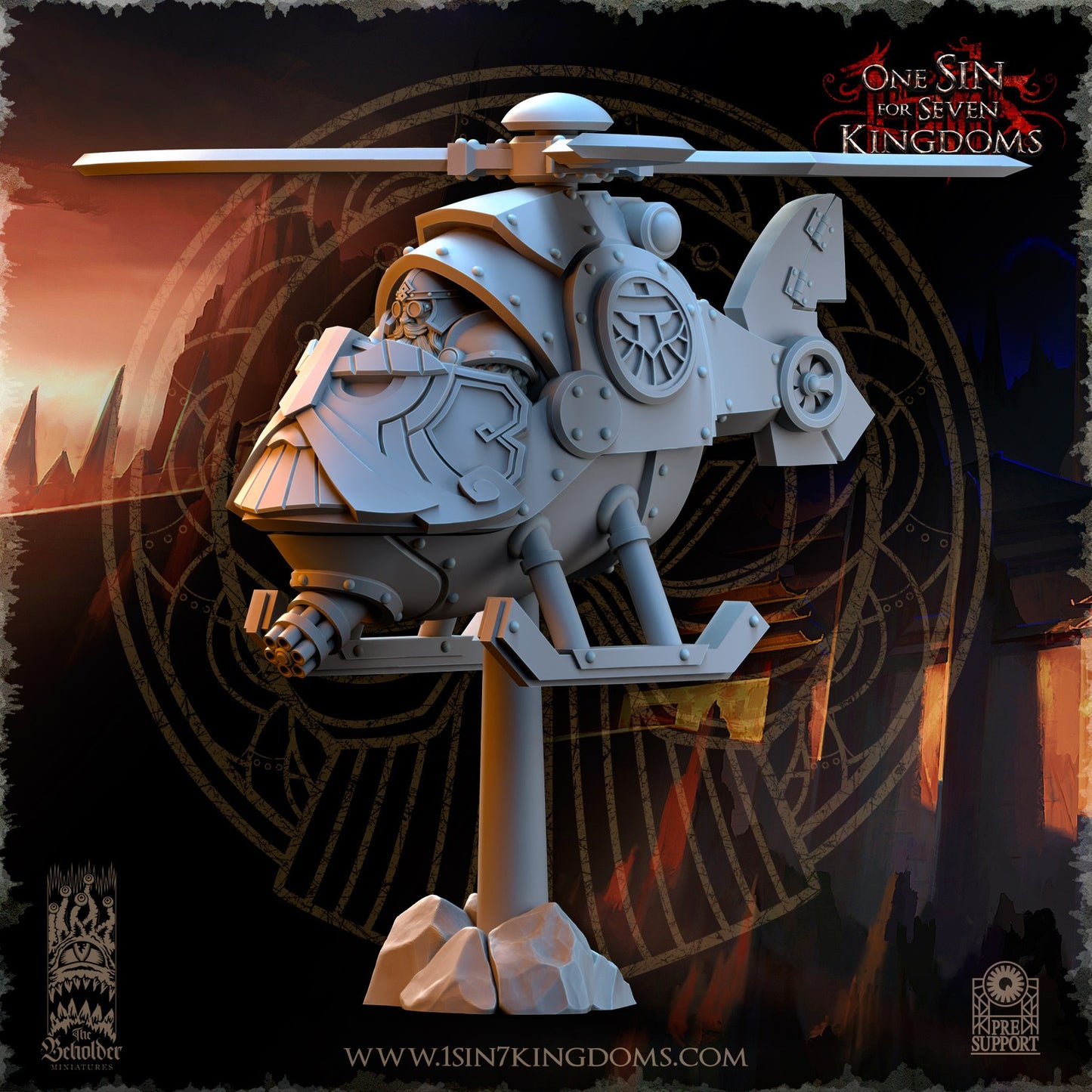 Miniatura Trueno del Cielo Enanos resina 32mm sin pintar - Drakholm