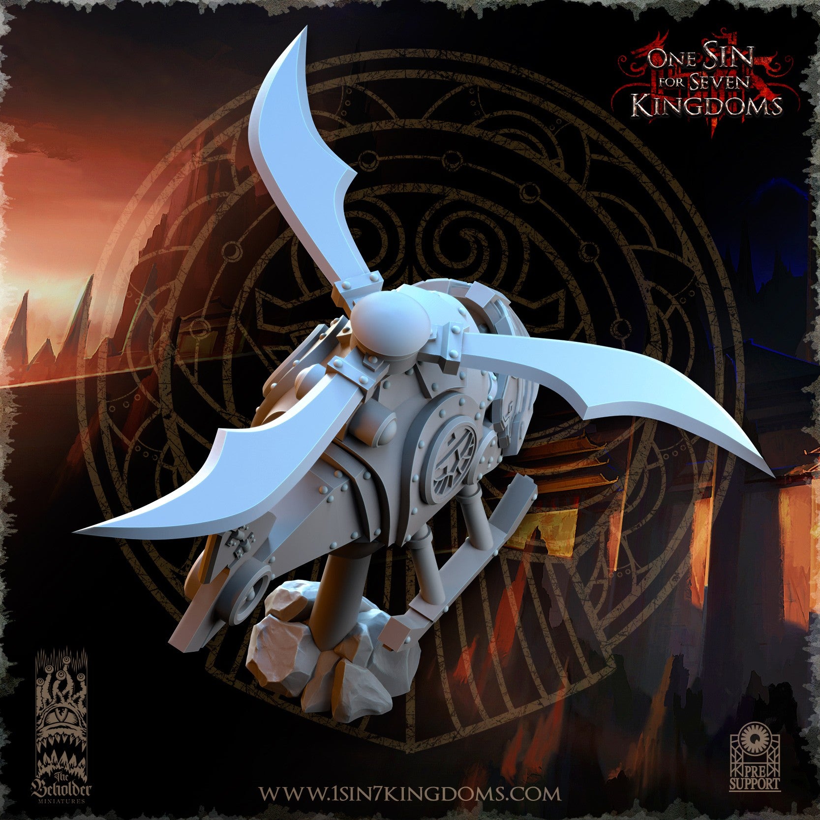 Miniatura Trueno del Cielo Enanos resina 32mm sin pintar - Drakholm