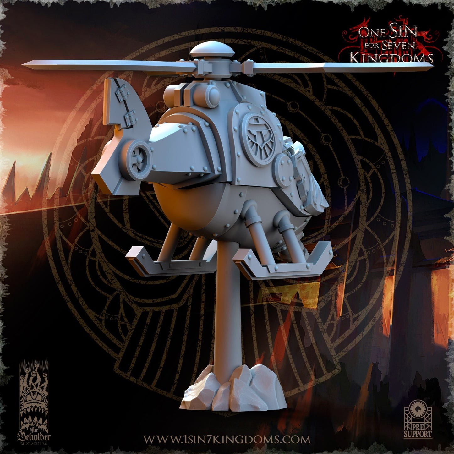 Miniatura Trueno del Cielo Enanos resina 32mm sin pintar - Drakholm