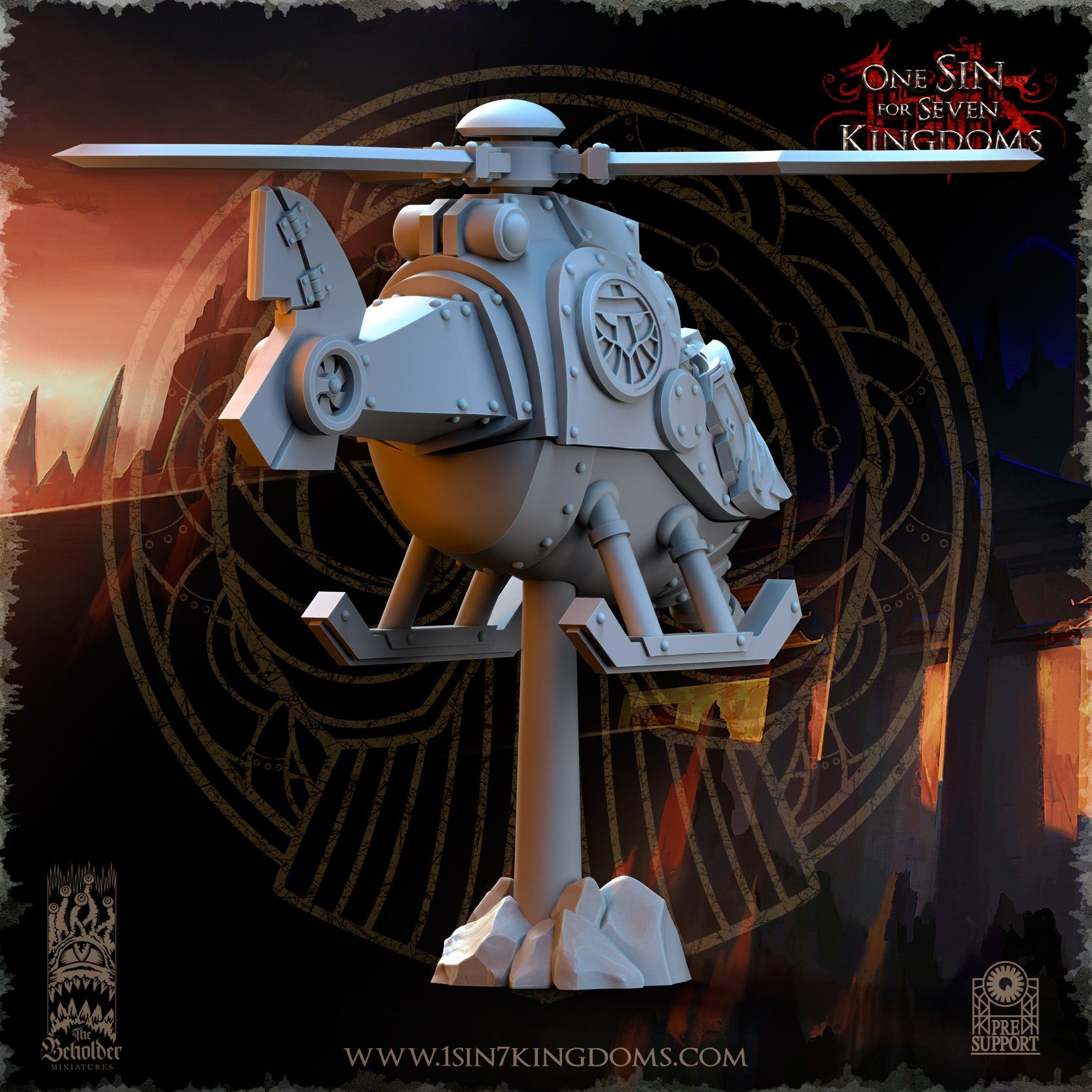 Miniatura Trueno del Cielo Enanos resina 32mm sin pintar - Drakholm