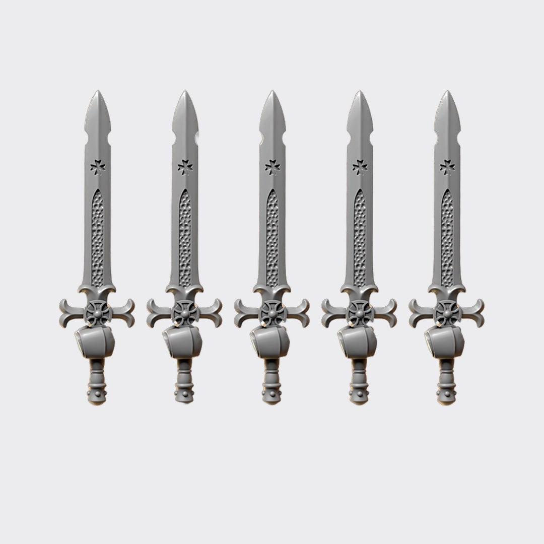 Espadas Terminator Eternal Crusaders B — bits de conversión sci-fi grimdark de Greytide Studio, resina 32mm sin pintar