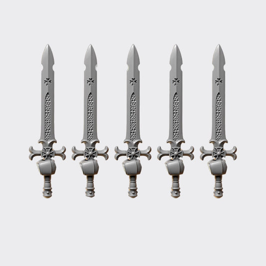 Espadas Terminator Eternal Crusaders B — bits de conversión sci-fi grimdark de Greytide Studio, resina 32mm sin pintar