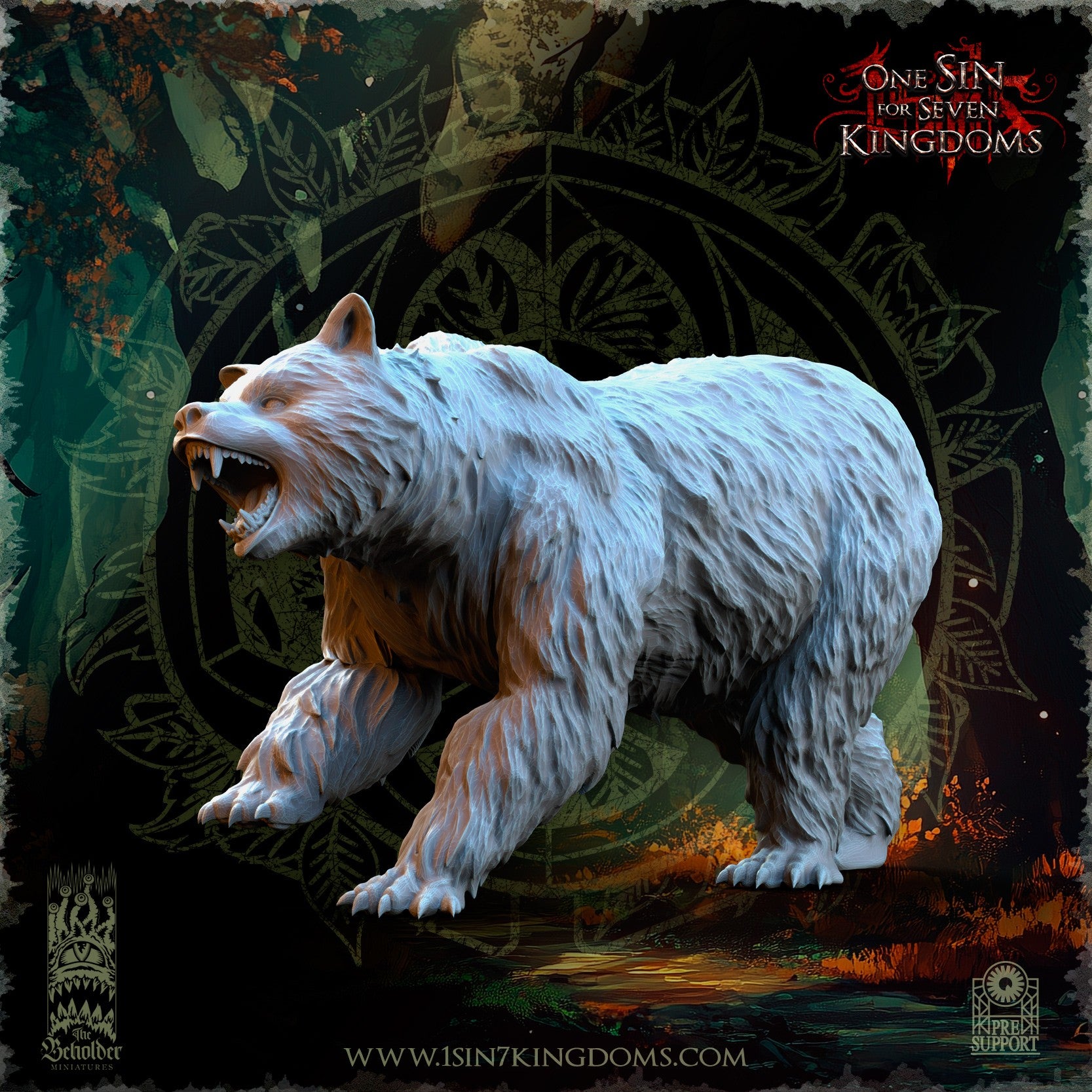 Miniatura Domadores de Bestias Elfos Silvanos resina 32mm sin pintar - Drakholm