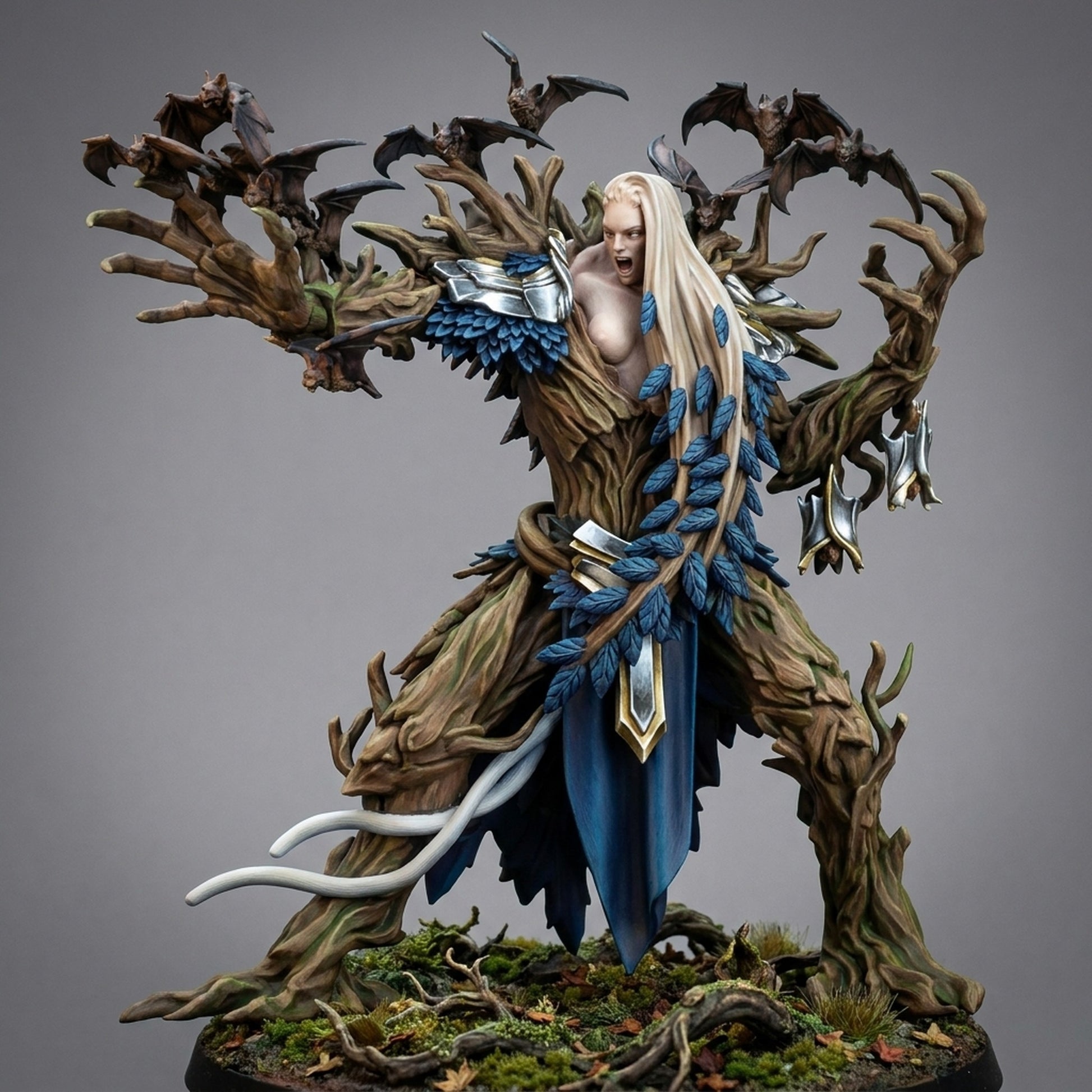 Miniatura Belladona Elfos Silvanos resina 32mm sin pintar - Drakholm