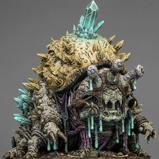 Miniatura Engendro Titánico de la Plaga Reinos del Caos resina 32mm sin pintar - Drakholm