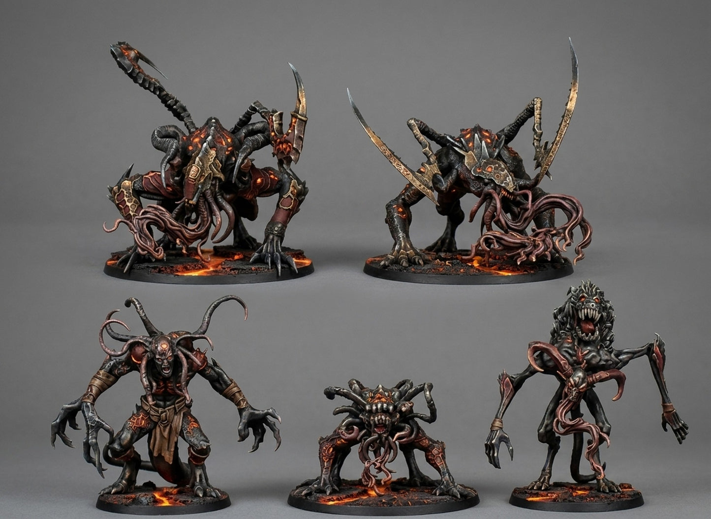 Miniatura Engendros del Alma Perdida Reinos del Caos resina 32mm sin pintar - Drakholm