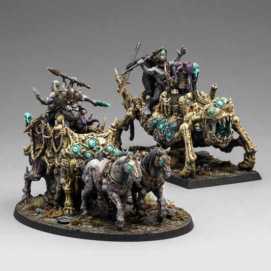 Miniatura Carros del Caos de la Plaga Reinos del Caos resina 32mm sin pintar - Drakholm