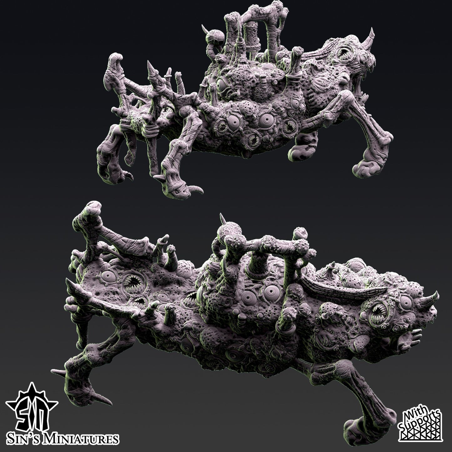 Miniatura Carros del Caos de la Plaga Reinos del Caos resina 32mm sin pintar - Drakholm