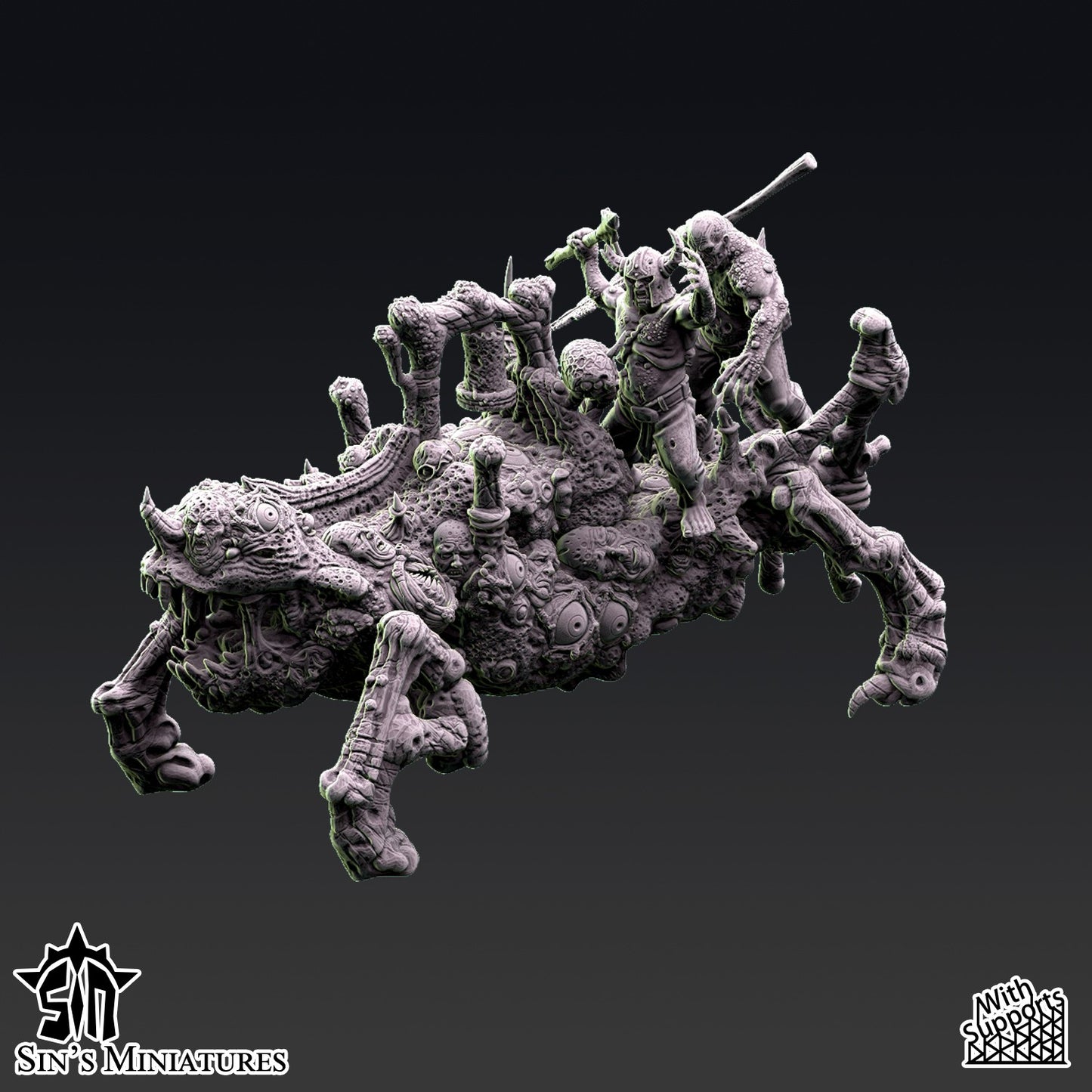 Miniatura Carros del Caos de la Plaga Reinos del Caos resina 32mm sin pintar - Drakholm