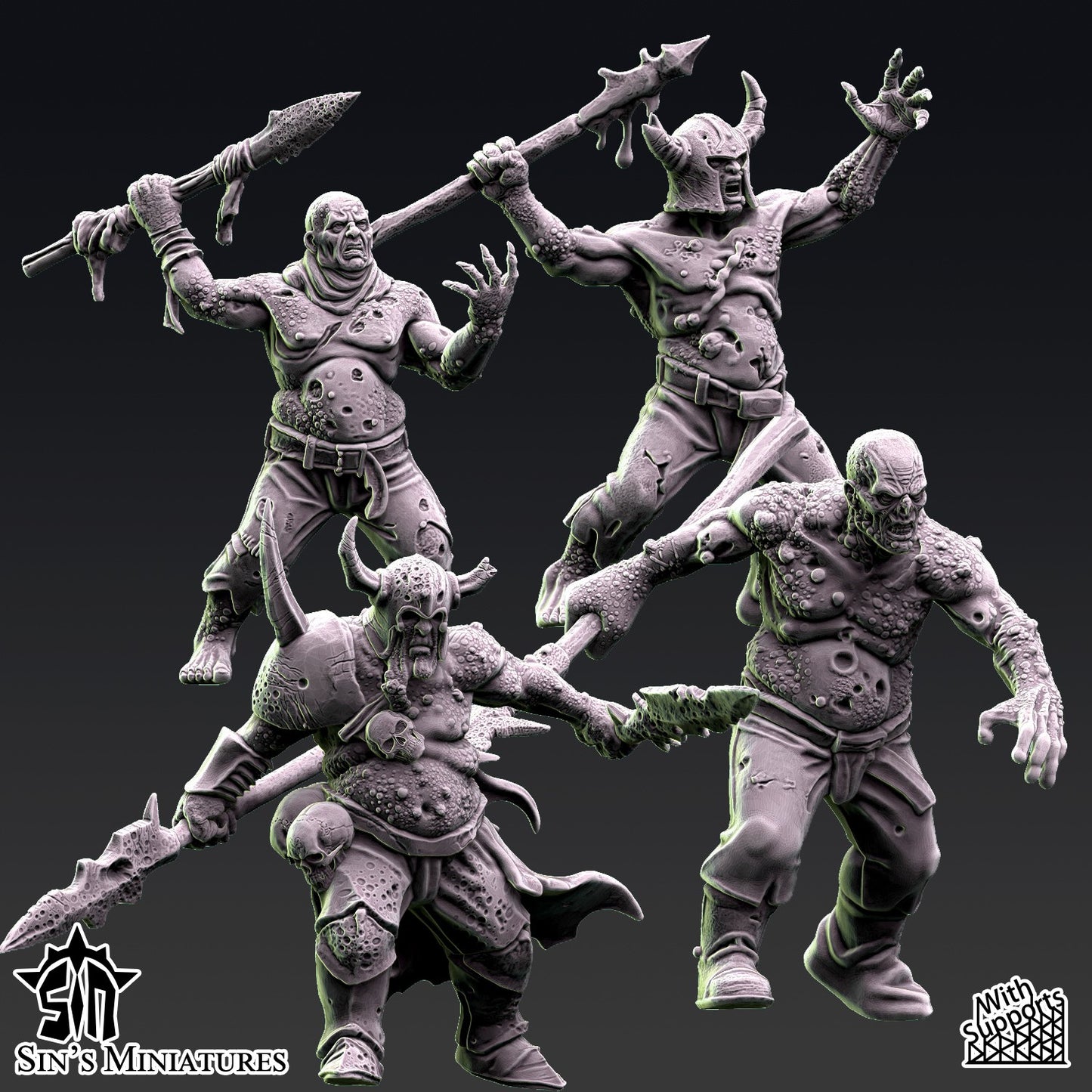 Miniatura Carros del Caos de la Plaga Reinos del Caos resina 32mm sin pintar - Drakholm