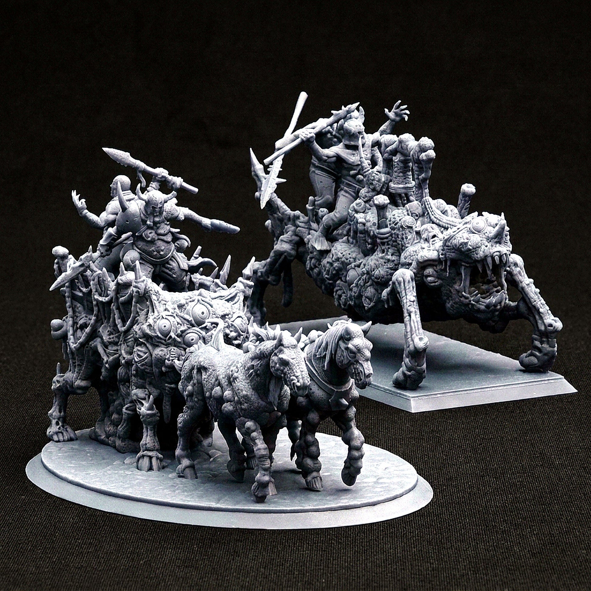 Miniatura Carros del Caos de la Plaga Reinos del Caos resina 32mm sin pintar - Drakholm