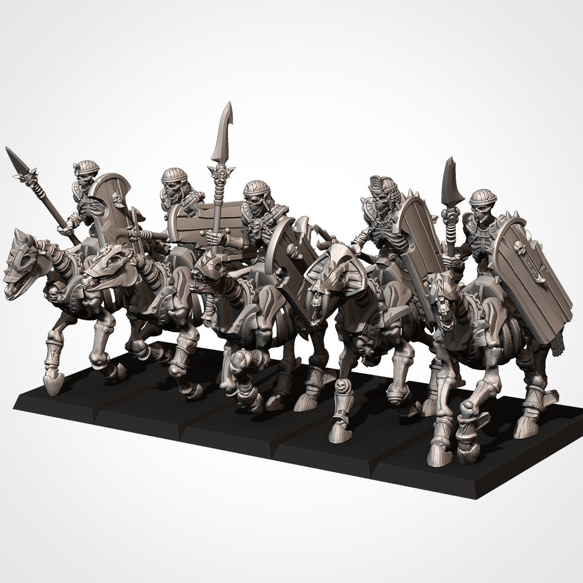 Miniatura Caballería Pesada de las Arenas Reyes Funerarios resina 32mm sin pintar - Drakholm