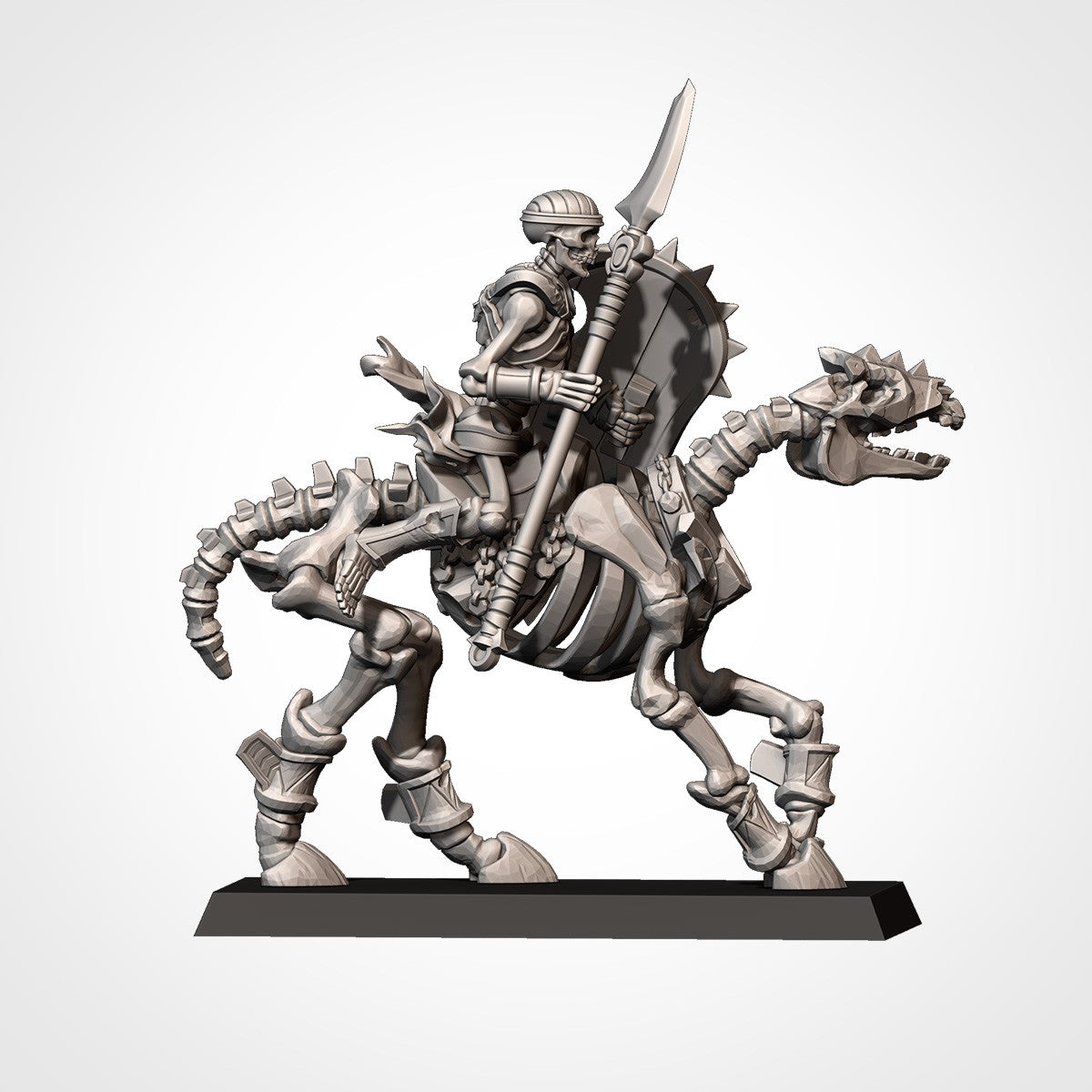 Miniatura Caballería Pesada de las Arenas Reyes Funerarios resina 32mm sin pintar - Drakholm
