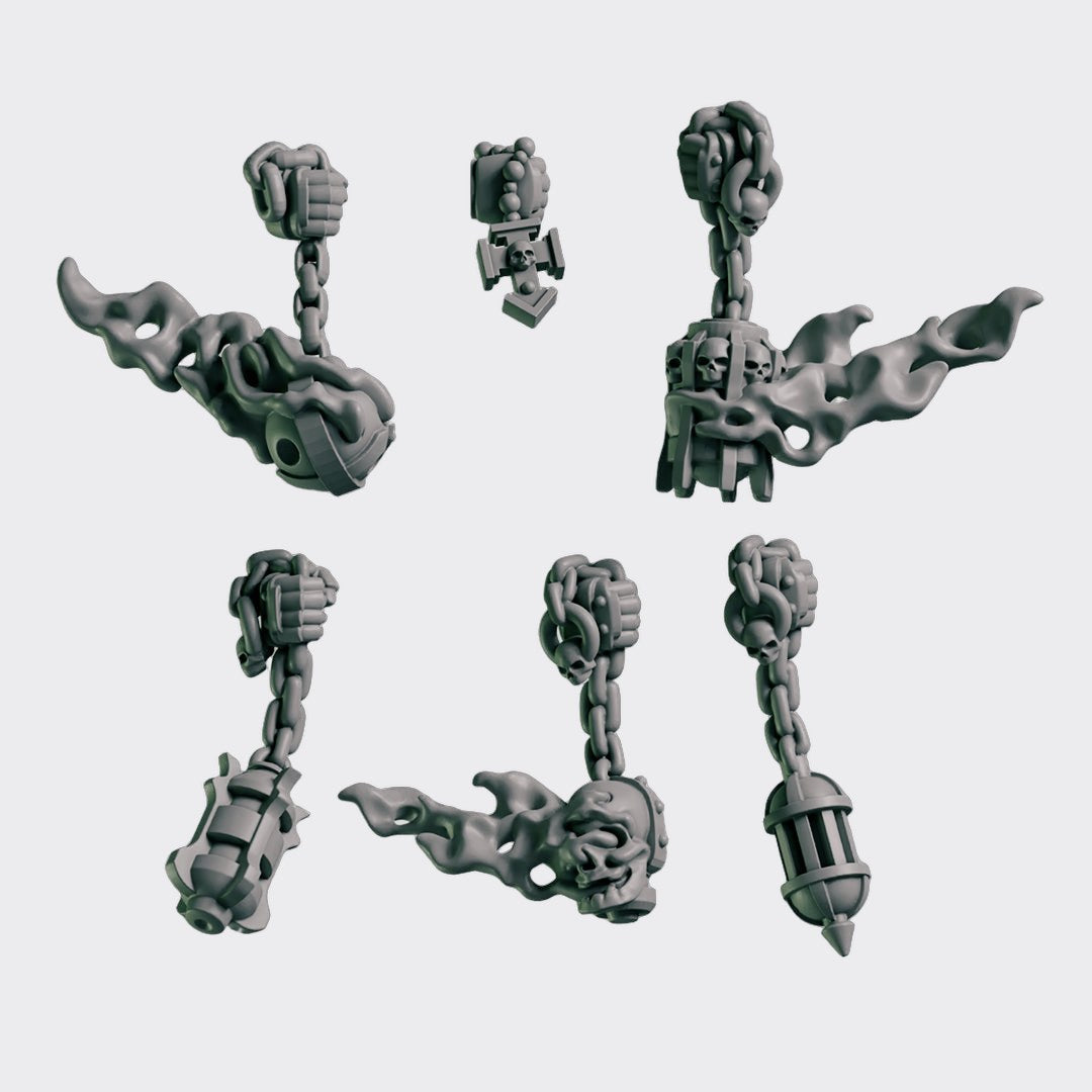 Reliquia de mano Eternal Pilgrims — bits de conversión sci-fi grimdark de Greytide Studio, resina 32mm sin pintar